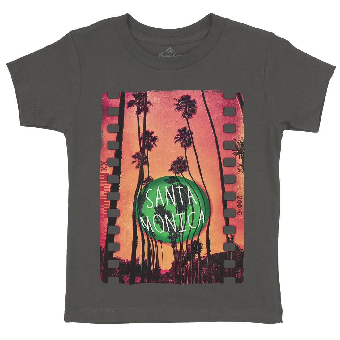 Santa Monica Kids Crew Neck T-Shirt Art A901
