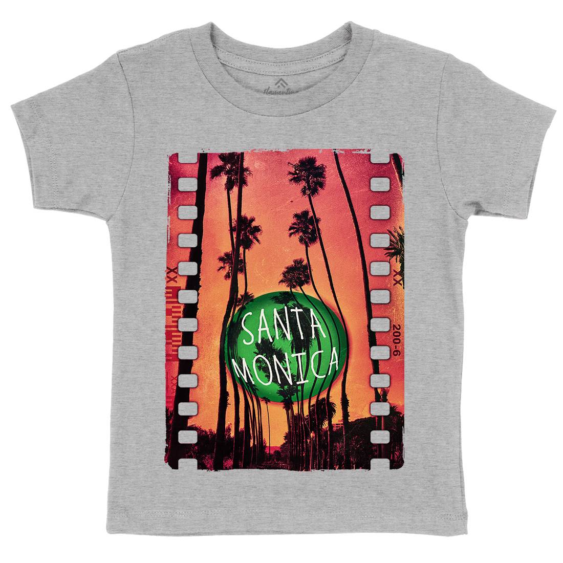 Santa Monica Kids Crew Neck T-Shirt Art A901