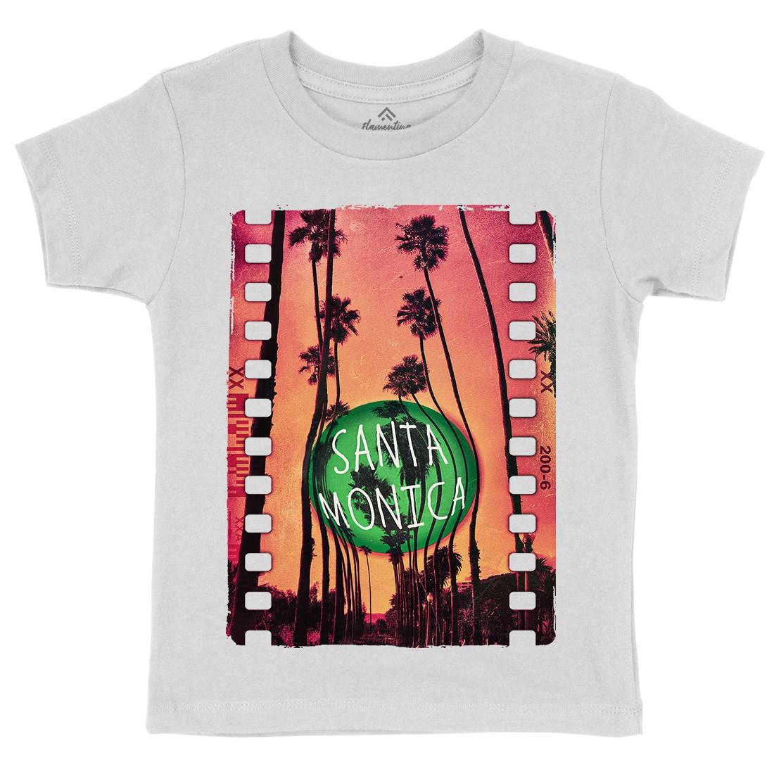 Santa Monica Kids Organic Crew Neck T-Shirt Art A901
