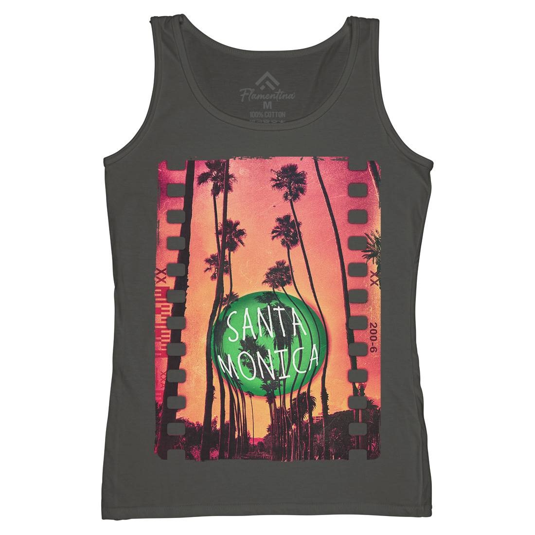 Santa Monica Womens Organic Tank Top Vest Art A901