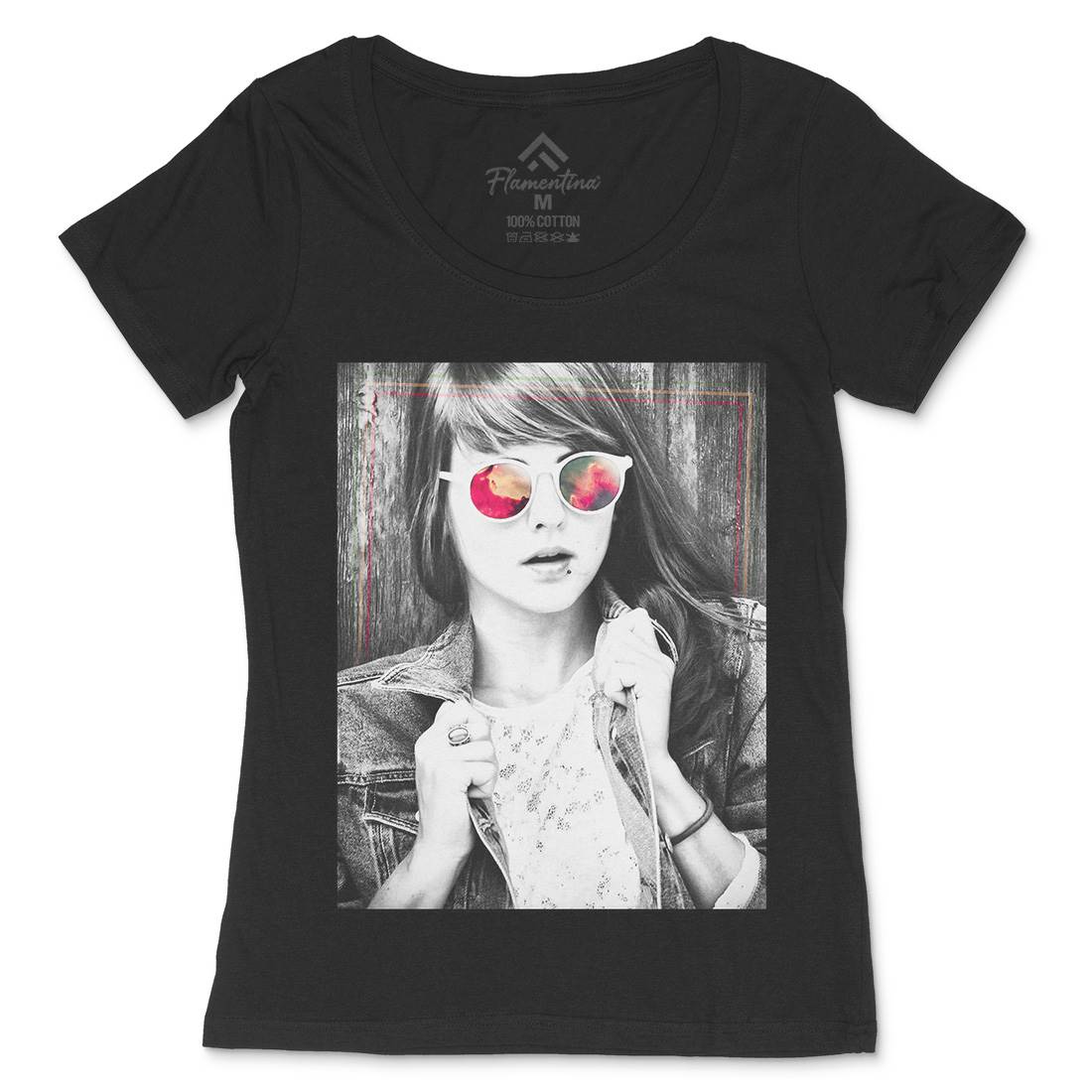 Seeing Is Believing Womens Scoop Neck T-Shirt Art A904