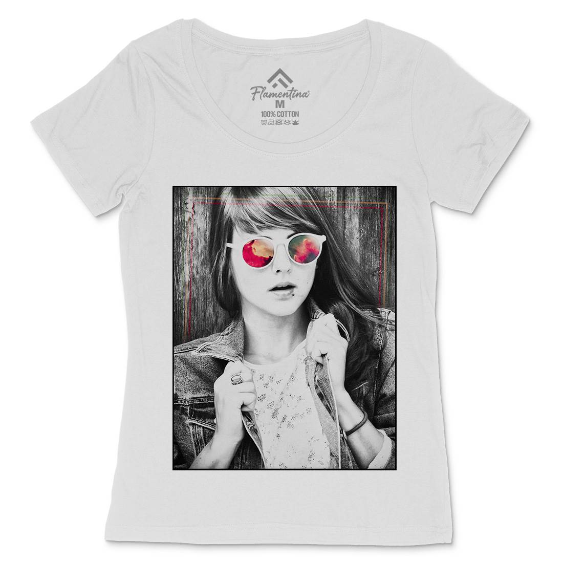 Seeing Is Believing Womens Scoop Neck T-Shirt Art A904