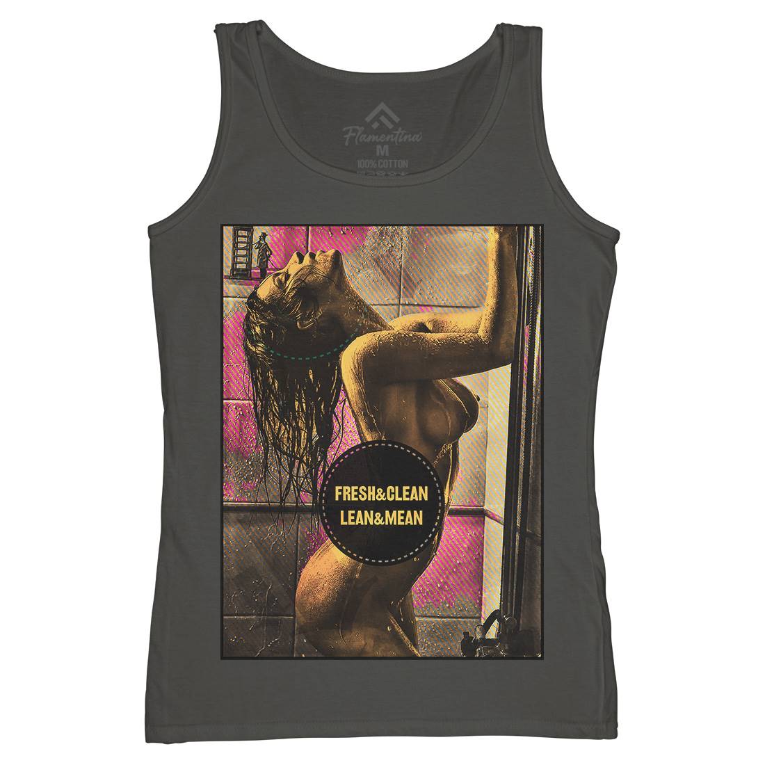 Shower Girl Womens Organic Tank Top Vest Art A908