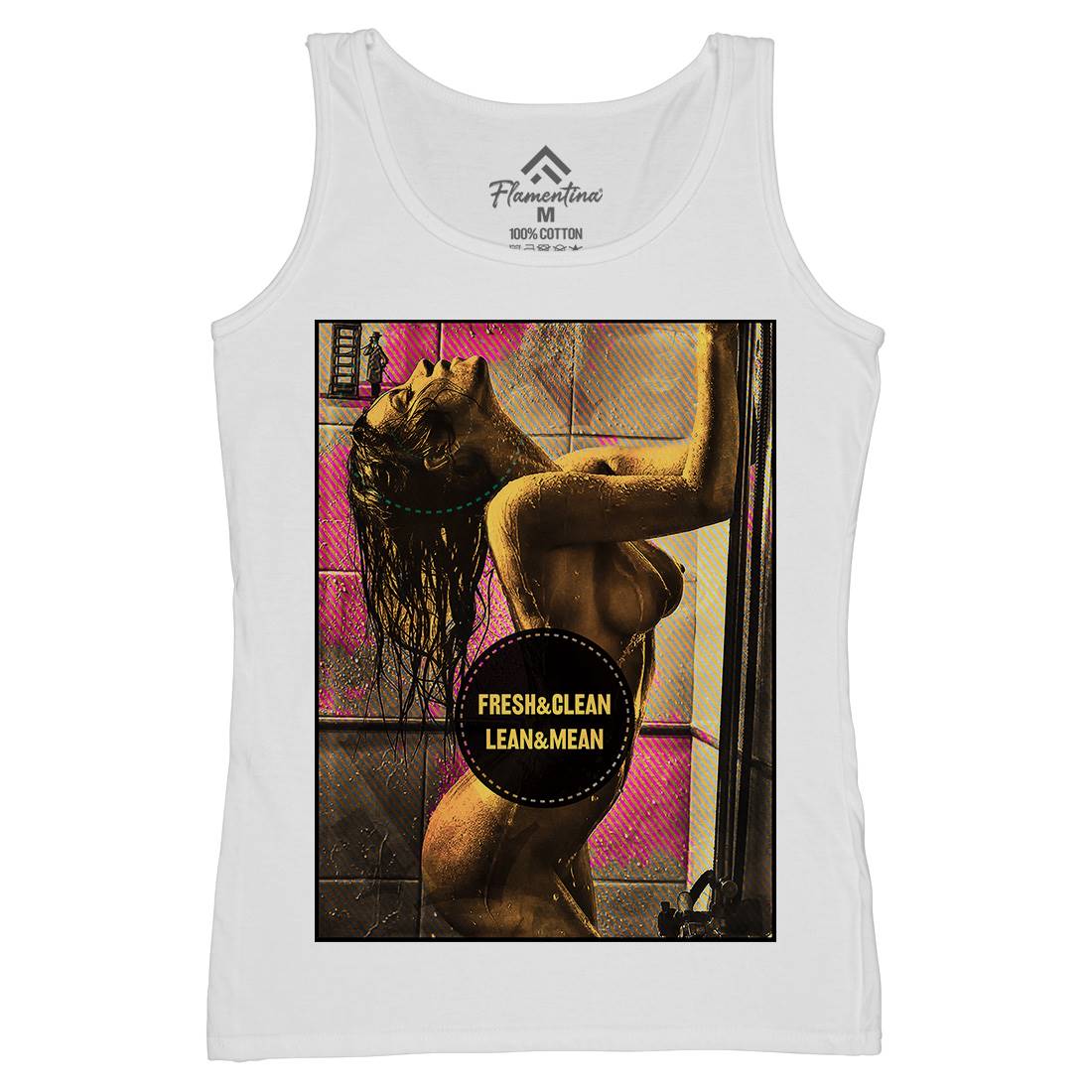 Shower Girl Womens Organic Tank Top Vest Art A908