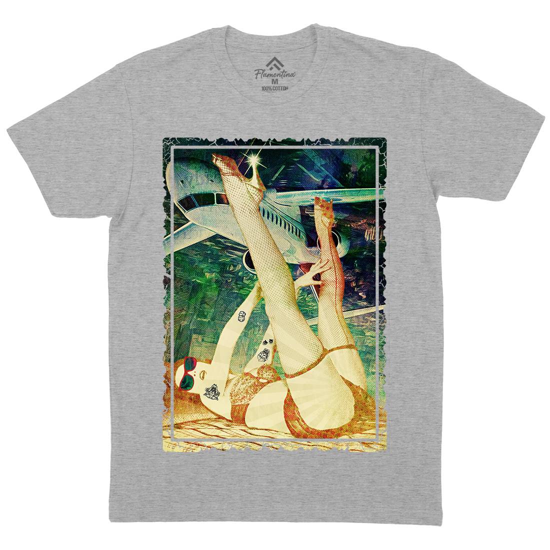 Showgirl Mens Organic Crew Neck T-Shirt Art A909