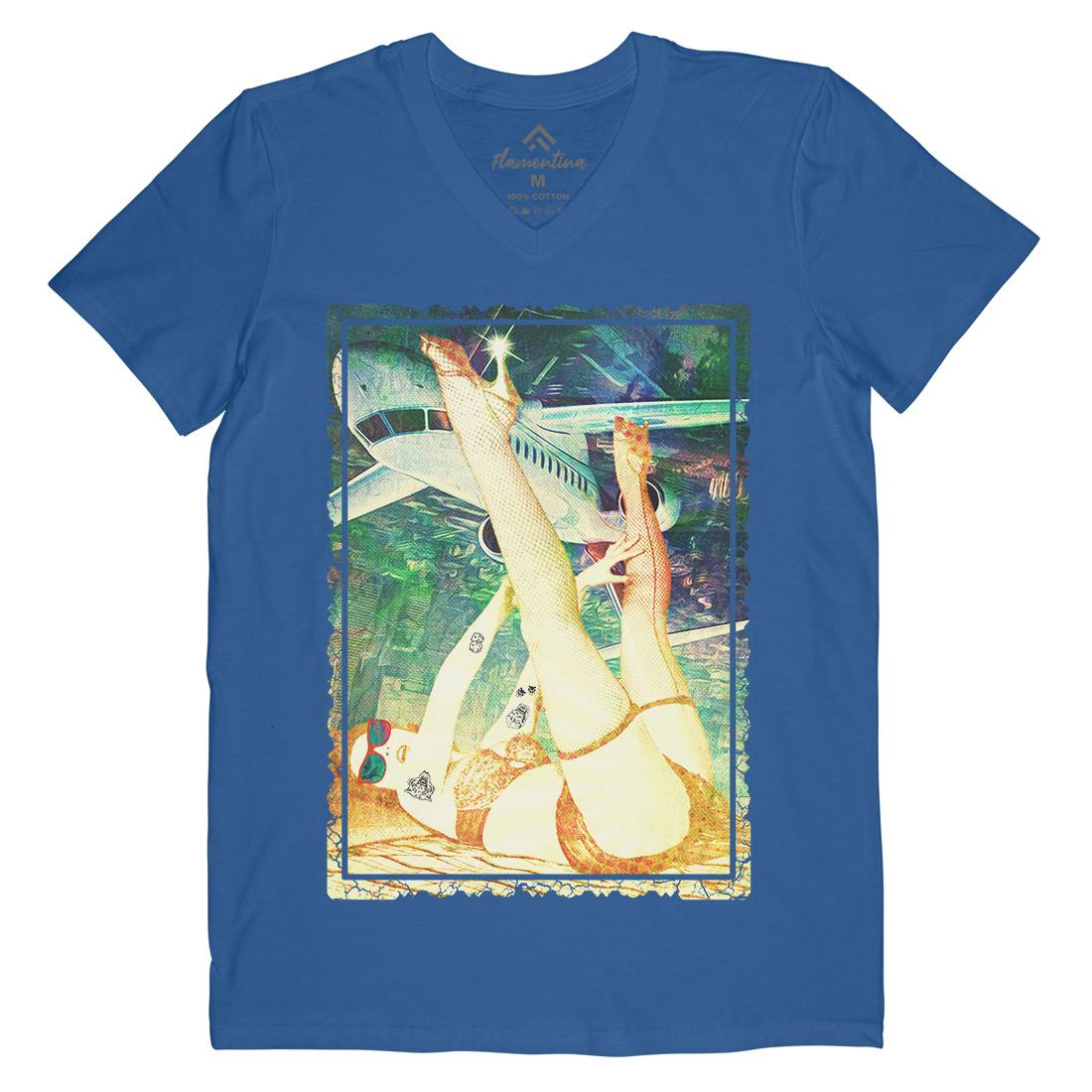 Showgirl Mens V-Neck T-Shirt Art A909