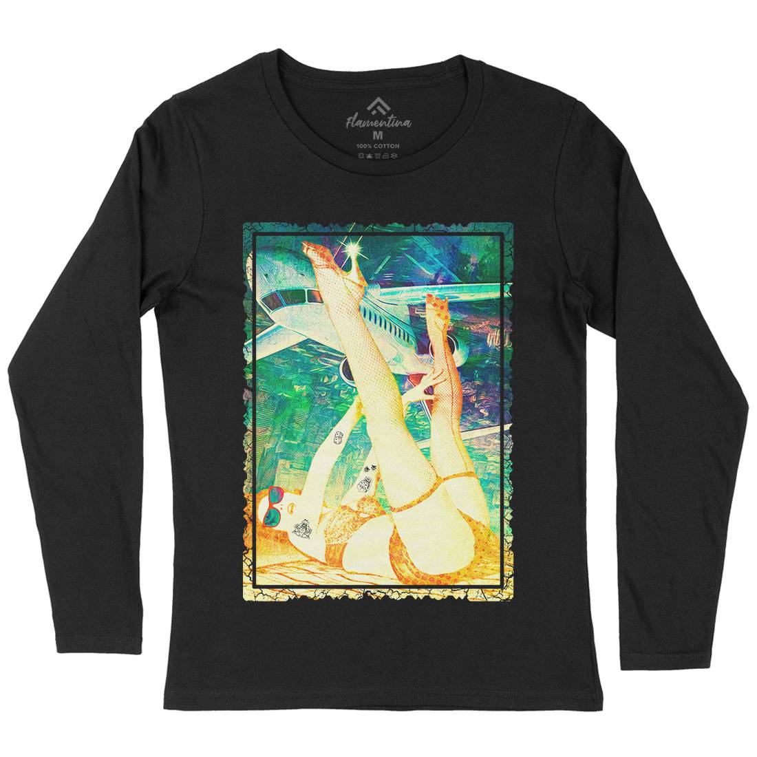 Showgirl Womens Long Sleeve T-Shirt Art A909