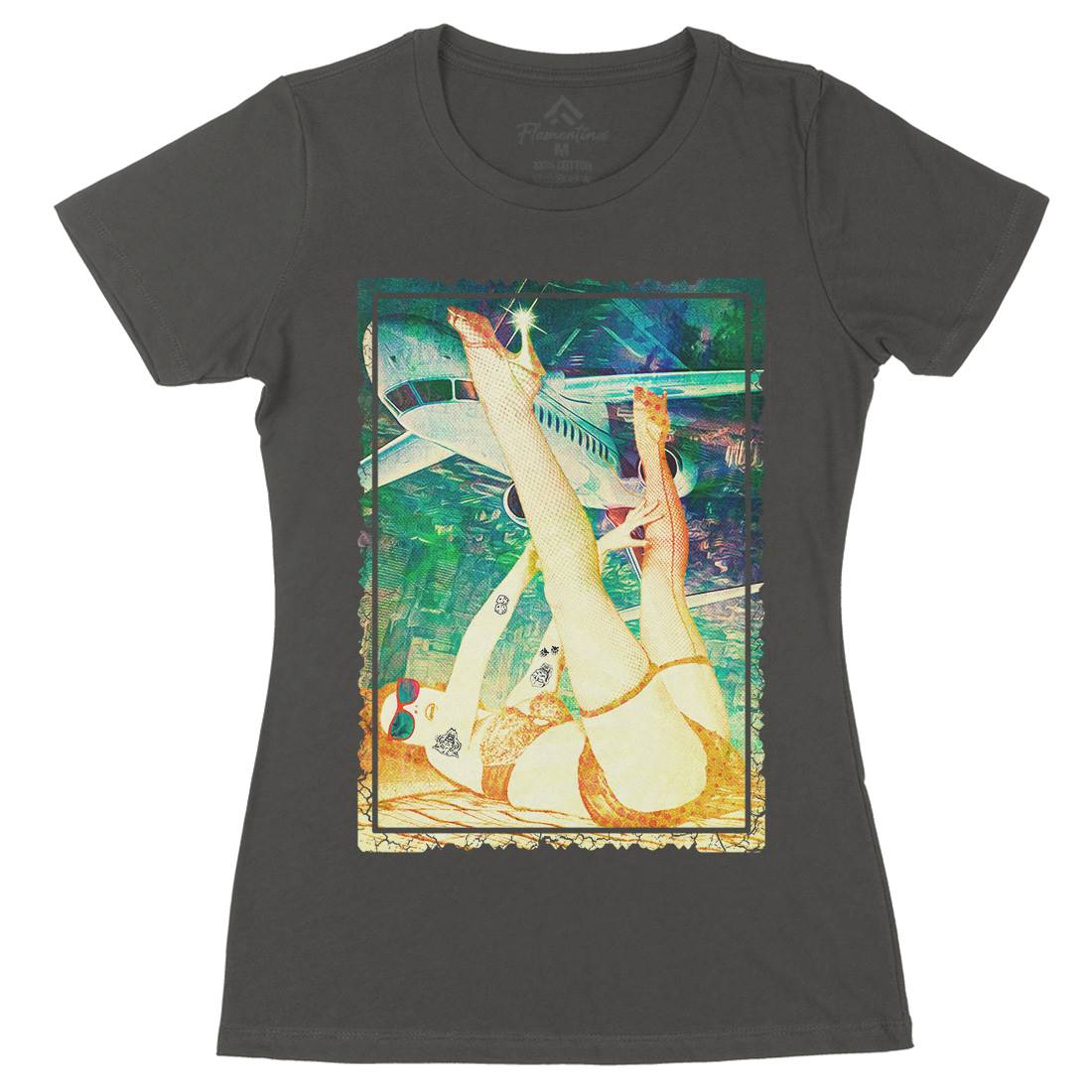 Showgirl Womens Organic Crew Neck T-Shirt Art A909