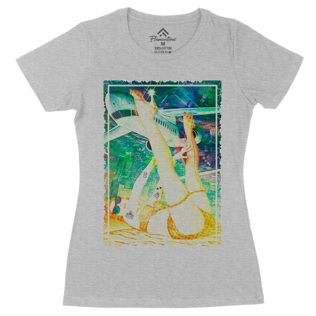 Showgirl Womens Organic Crew Neck T-Shirt Art A909