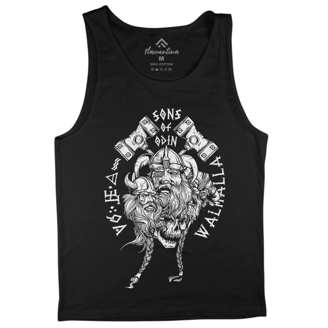 Sons Of Odin Mens Tank Top Vest Warriors A911