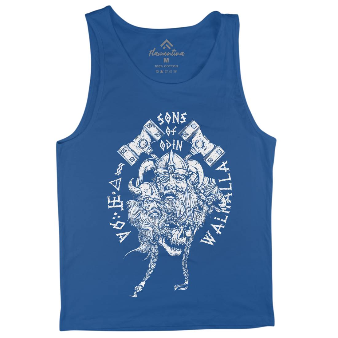 Sons Of Odin Mens Tank Top Vest Warriors A911