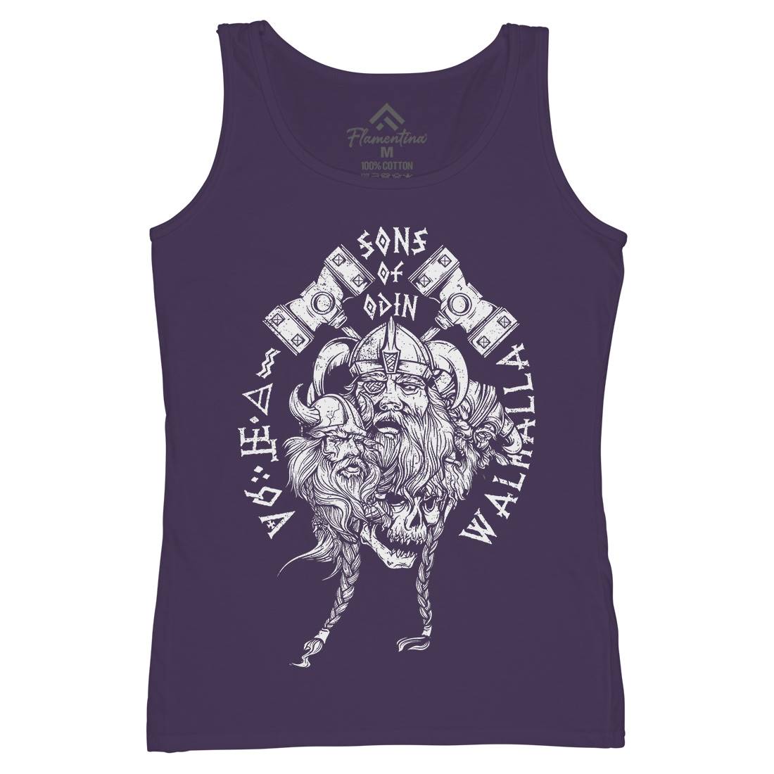 Sons Of Odin Womens Organic Tank Top Vest Warriors A911