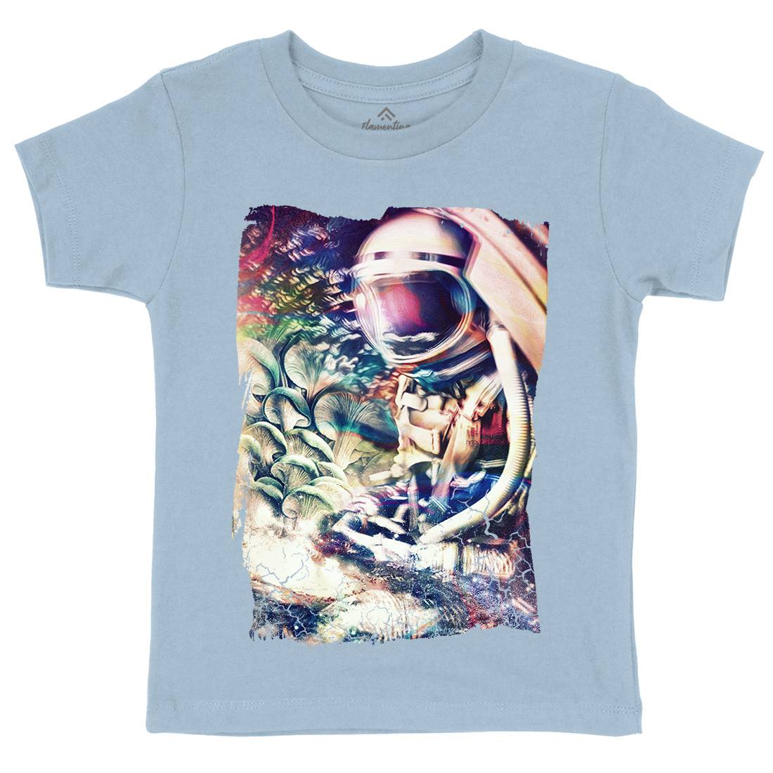 Space Trippin Kids Organic Crew Neck T-Shirt Drugs A912