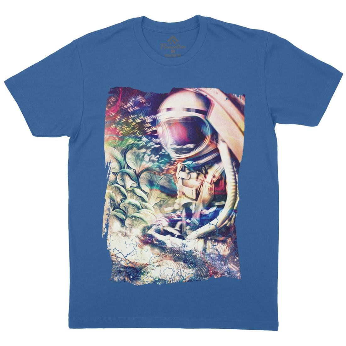 Space Trippin Mens Organic Crew Neck T-Shirt Drugs A912