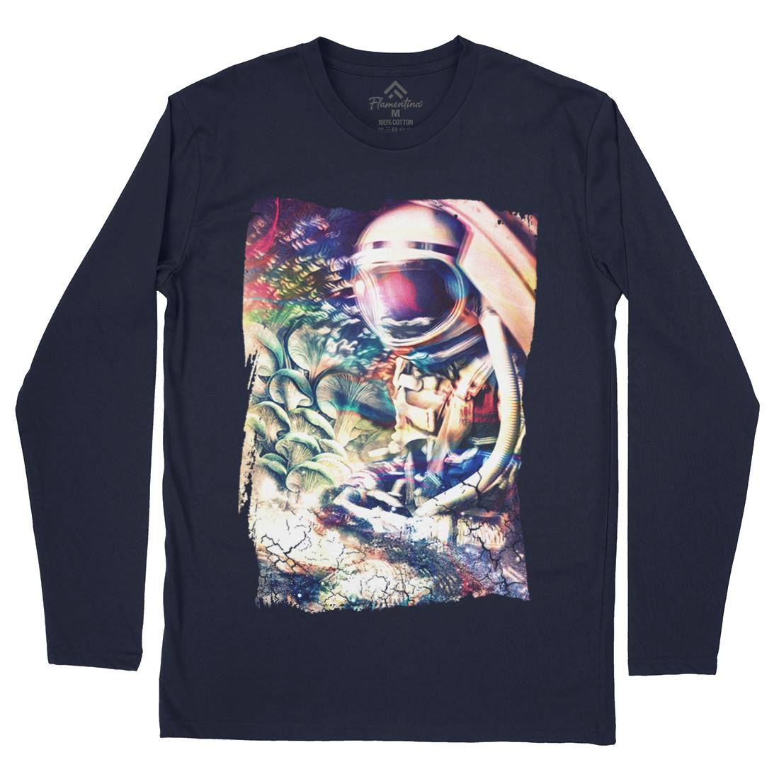 Space Trippin Mens Long Sleeve T-Shirt Drugs A912