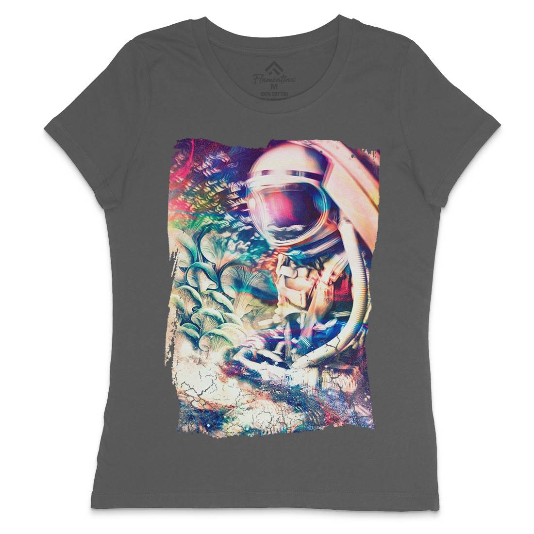 Space Trippin Womens Crew Neck T-Shirt Drugs A912