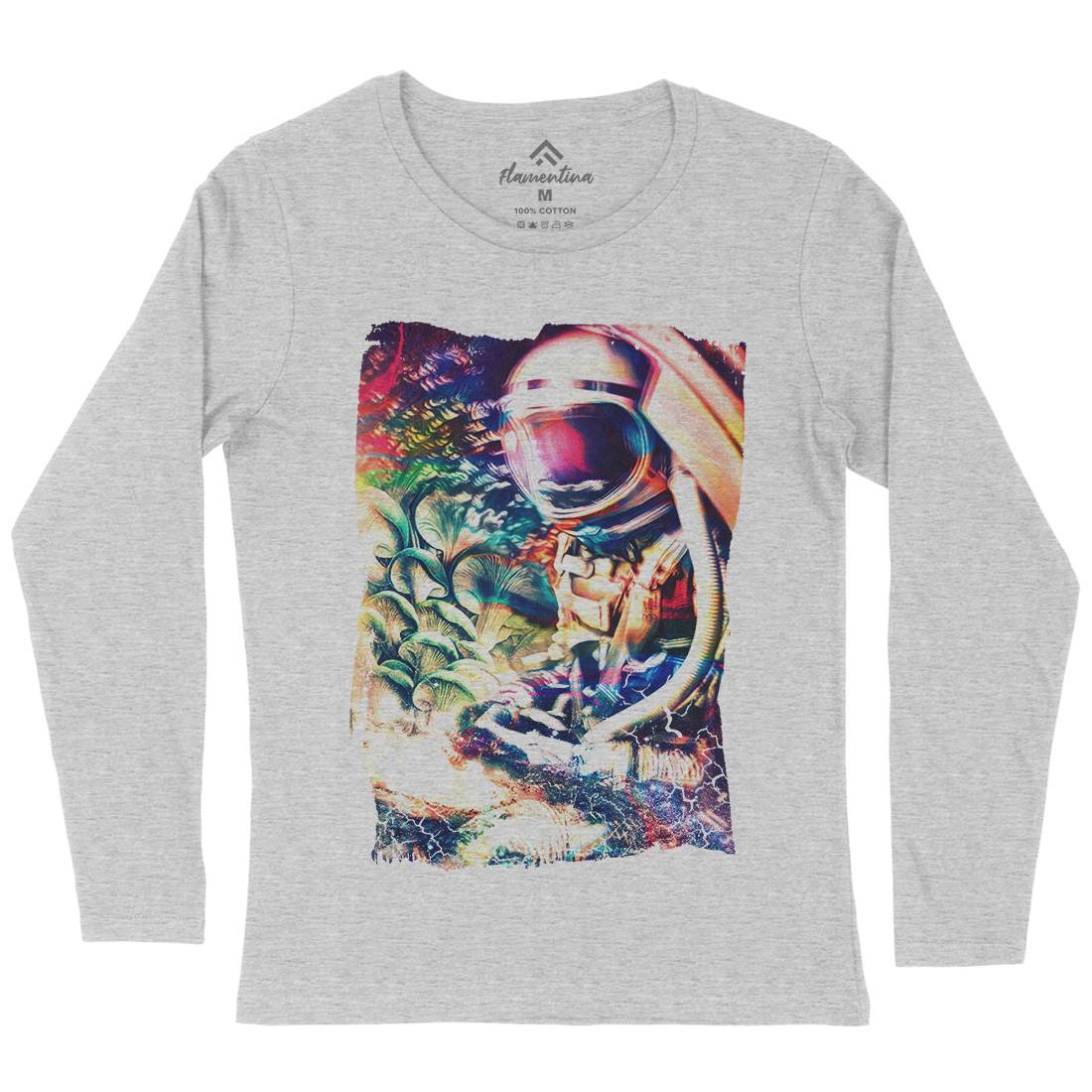Space Trippin Womens Long Sleeve T-Shirt Drugs A912