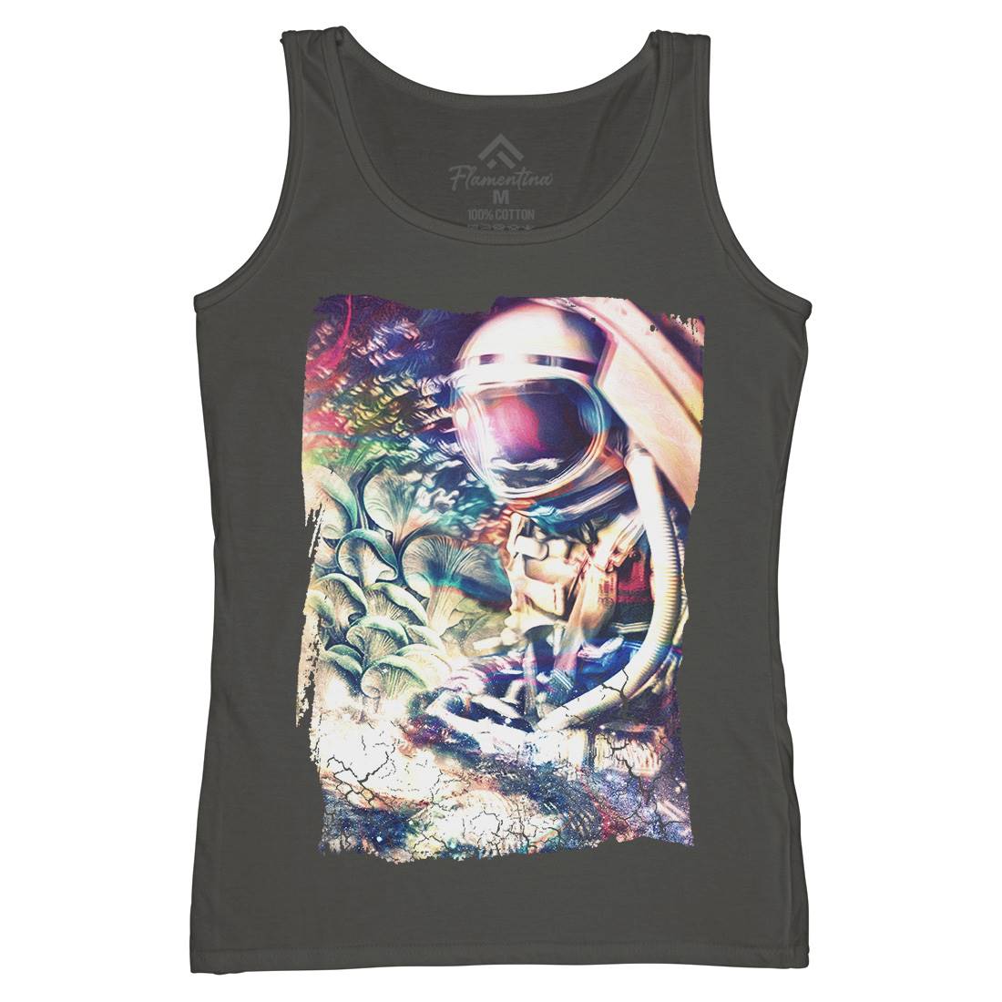 Space Trippin Womens Organic Tank Top Vest Drugs A912