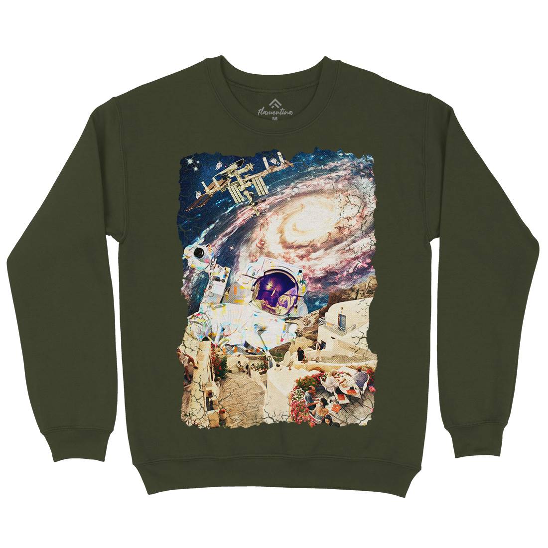 Stepped Out Mens Crew Neck Sweatshirt Space A914
