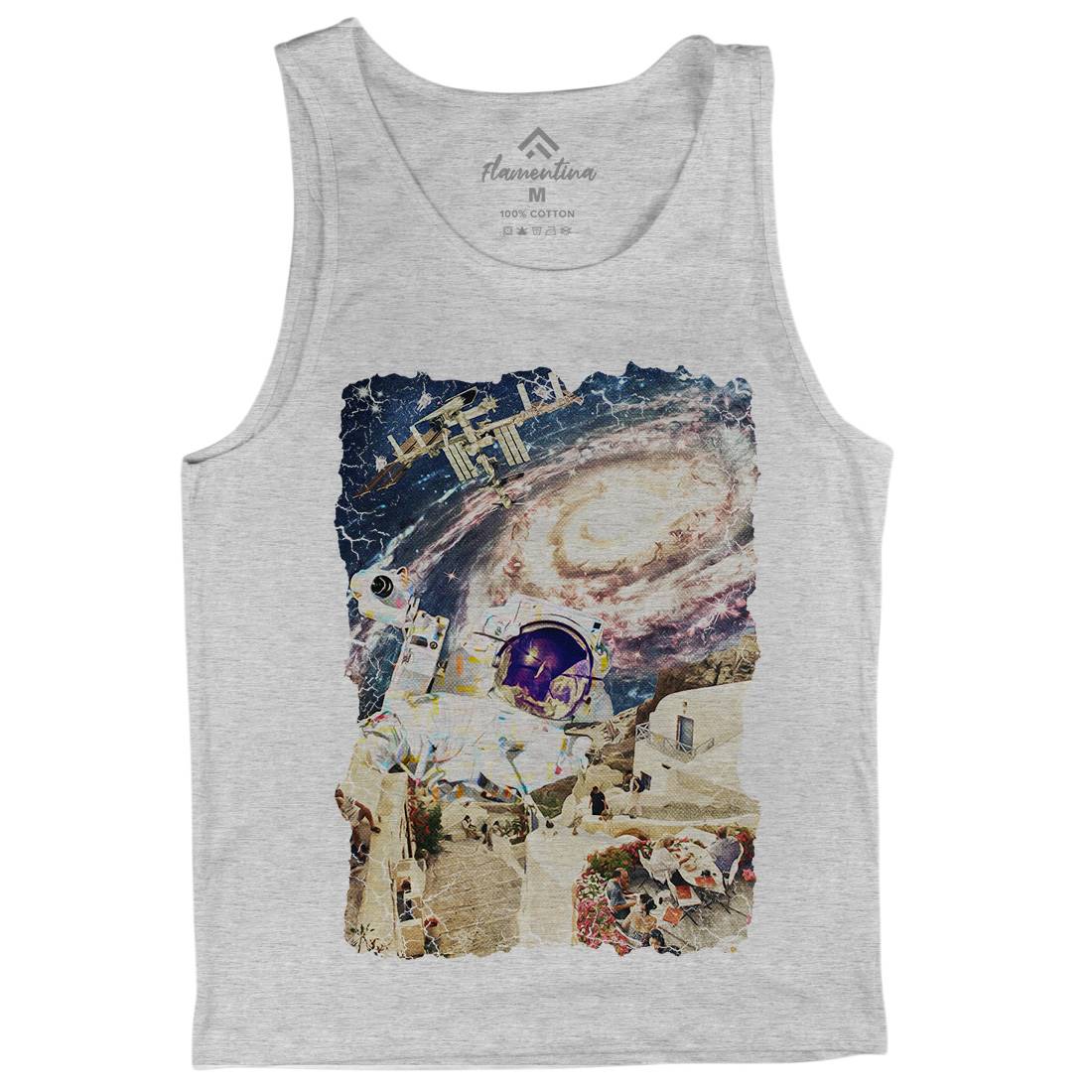 Stepped Out Mens Tank Top Vest Space A914