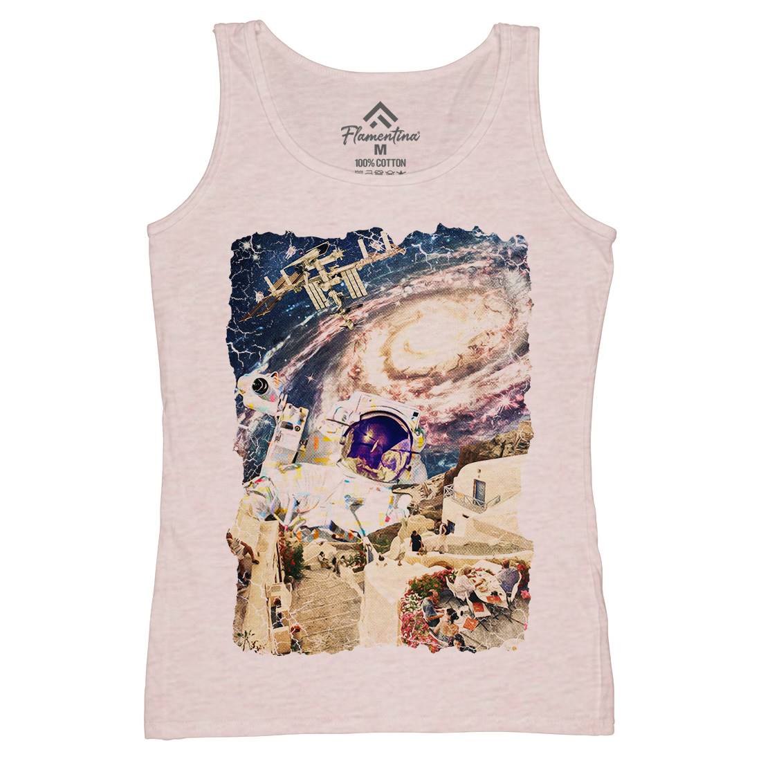 Stepped Out Womens Organic Tank Top Vest Space A914
