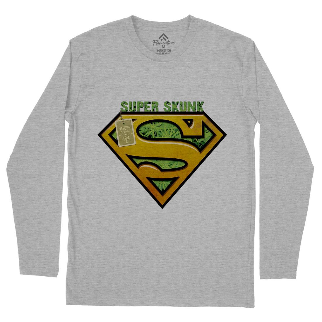 Super Organic Hero Mens Long Sleeve T-Shirt Drugs A916