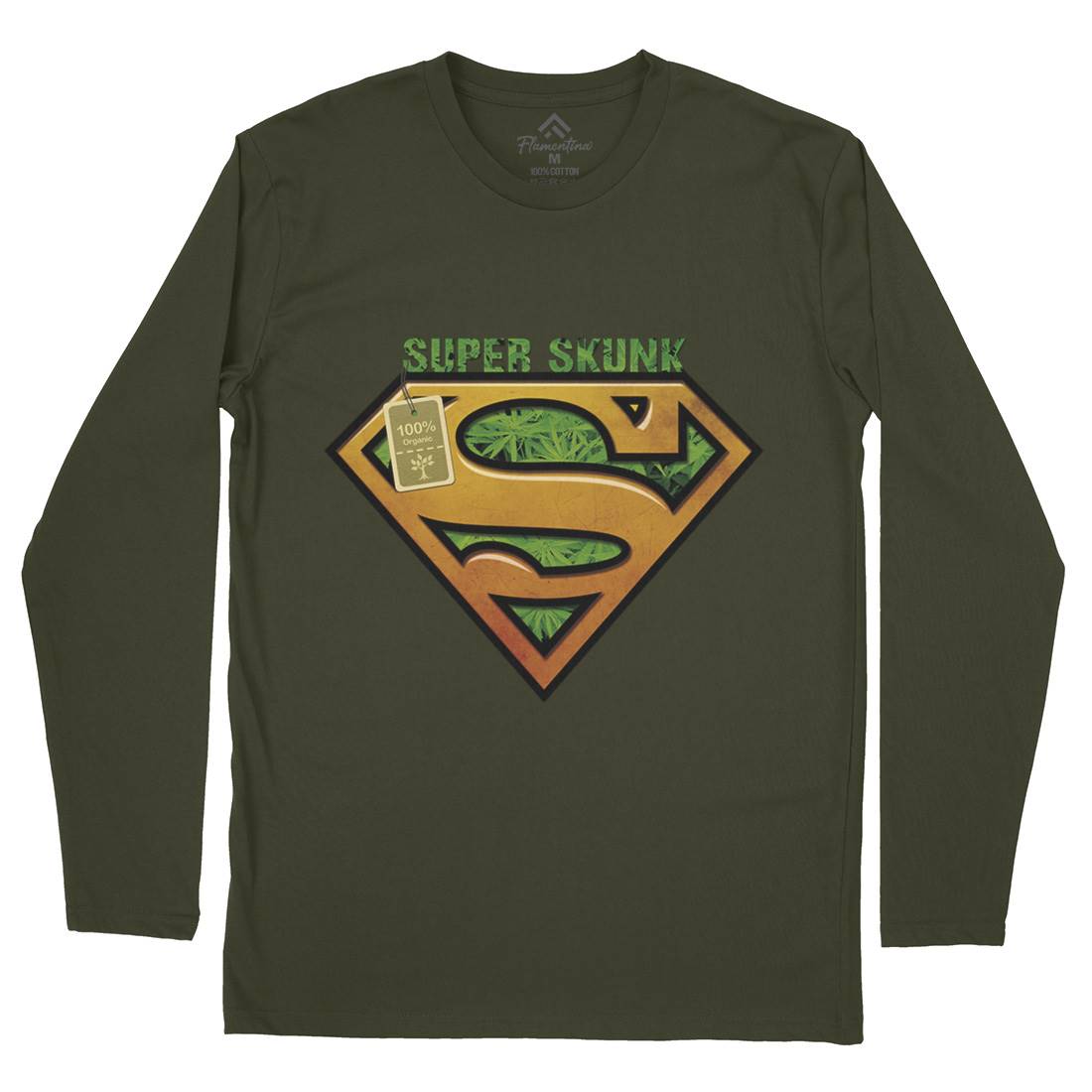 Super Organic Hero Mens Long Sleeve T-Shirt Drugs A916