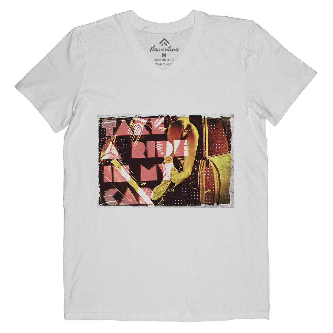 Sweet Ride Mens V-Neck T-Shirt Art A919