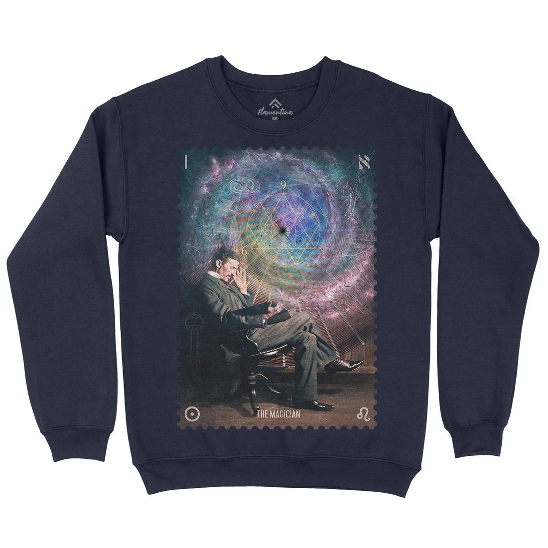 Tesla The Magician Kids Crew Neck Sweatshirt Science A920