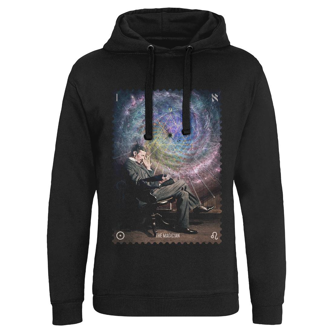 Tesla The Magician Mens Hoodie Without Pocket Science A920