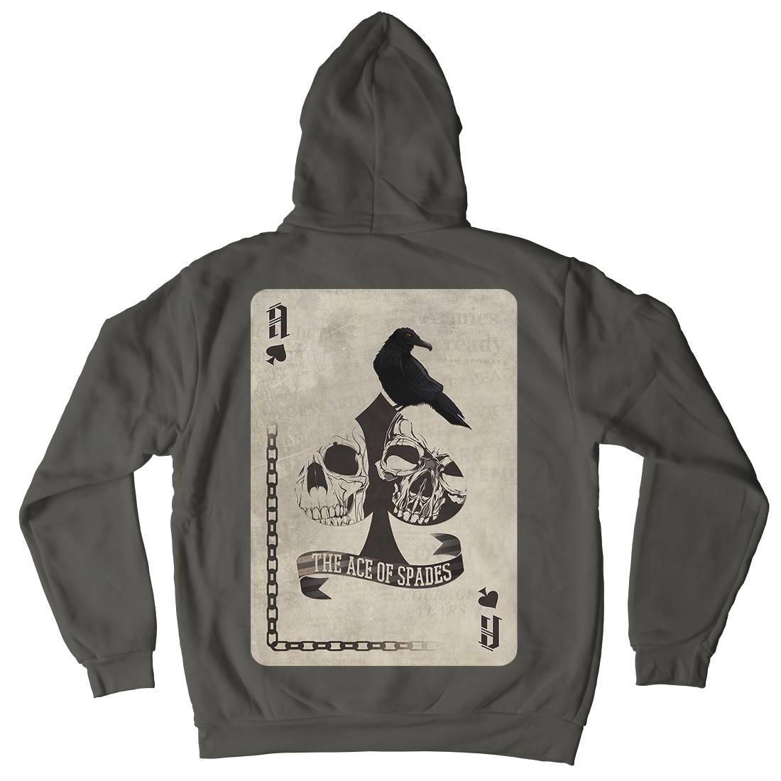 Ace Of Spades Kids Crew Neck Hoodie Horror A921