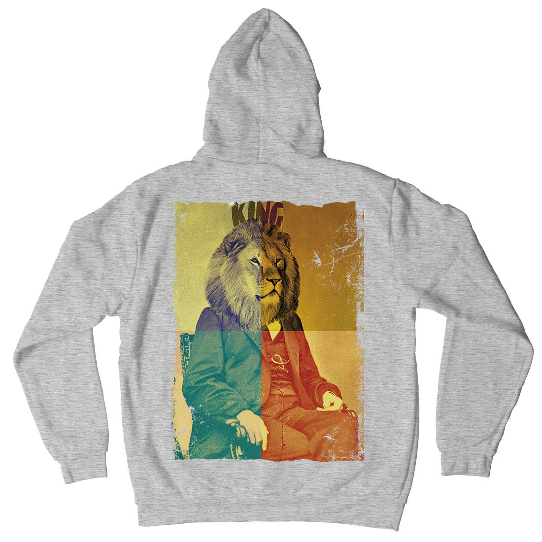 King Lion Rasta Kids Crew Neck Hoodie Drugs A923