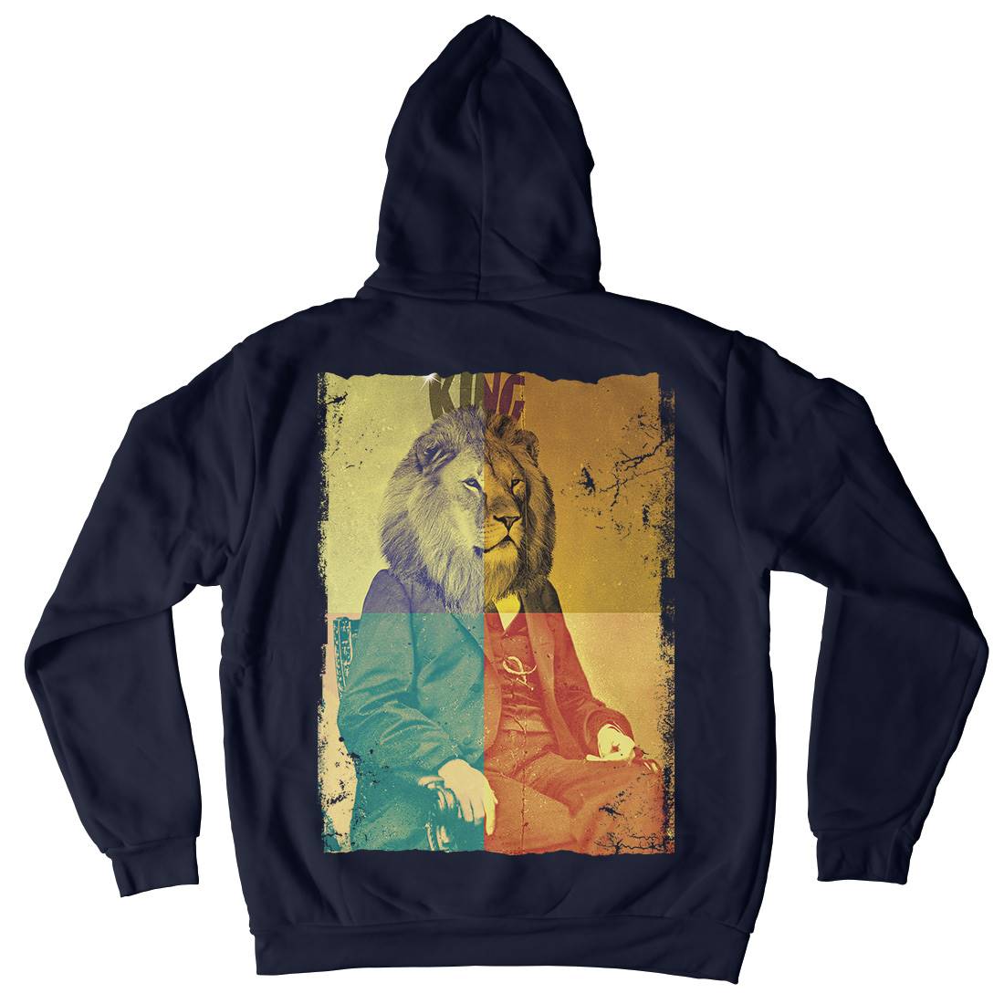 King Lion Rasta Kids Crew Neck Hoodie Drugs A923