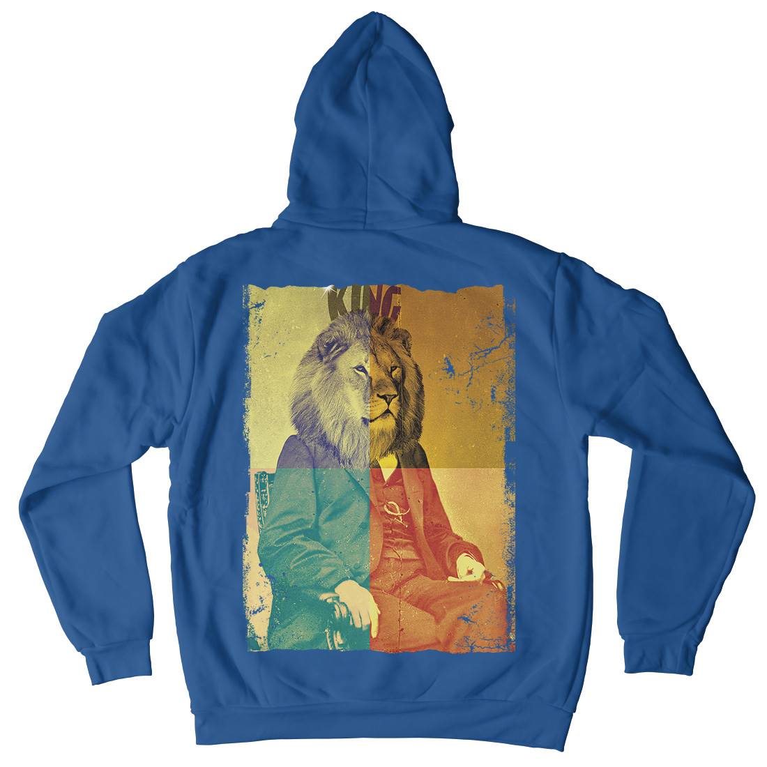 King Lion Rasta Kids Crew Neck Hoodie Drugs A923