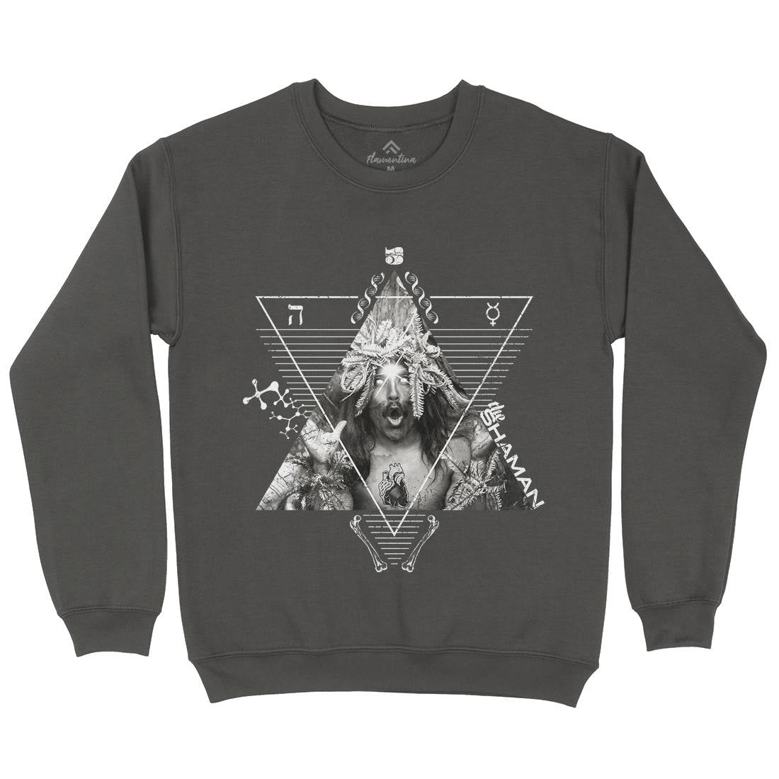 The Shaman Mens Crew Neck Sweatshirt Illuminati A927