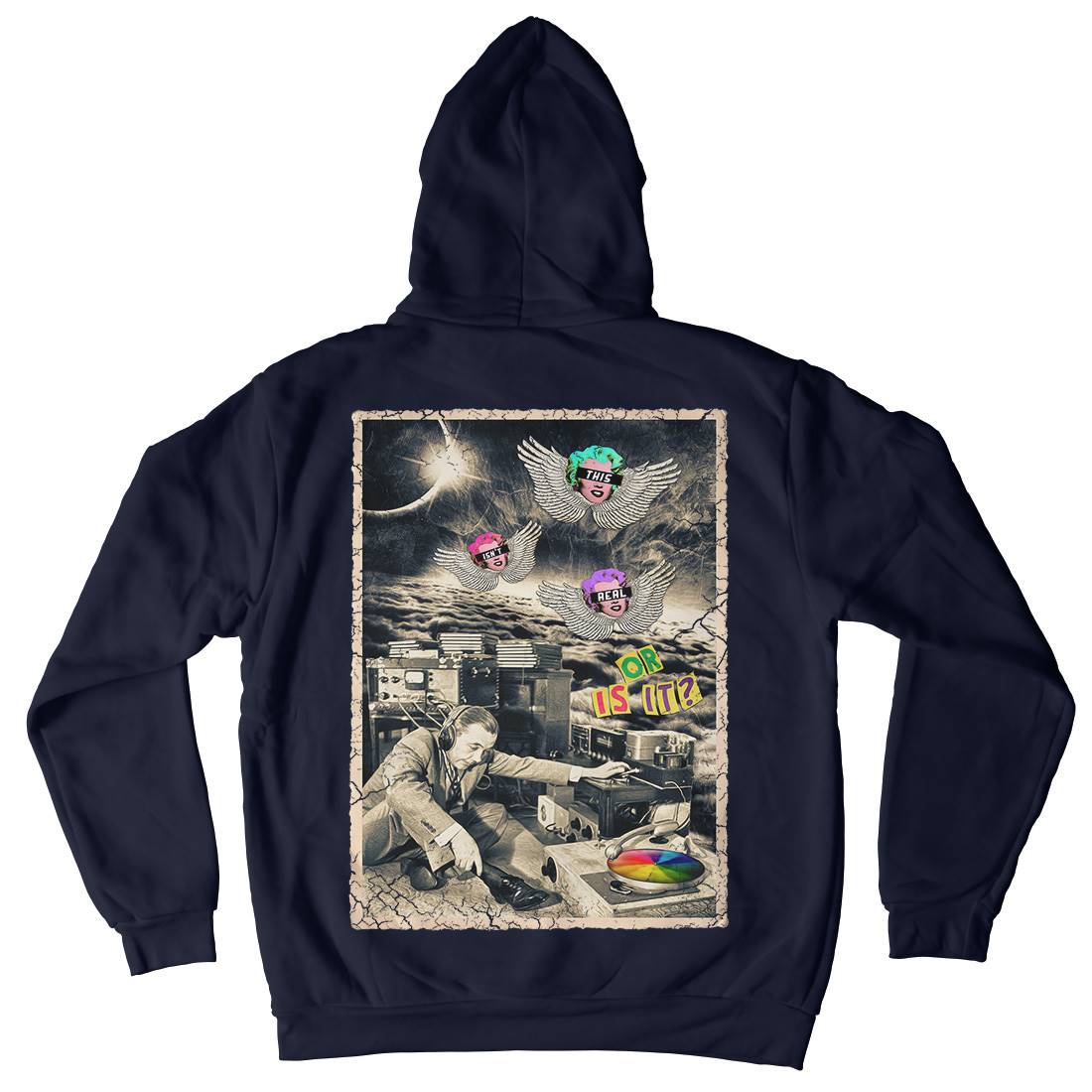 This Isn&#39;t Real Kids Crew Neck Hoodie Space A929
