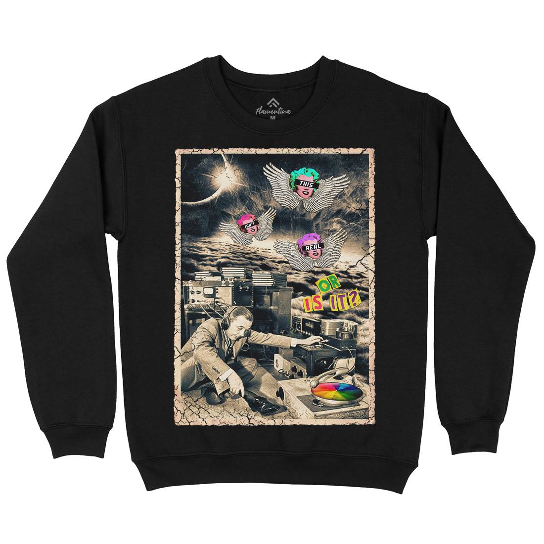 This Isn&#39;t Real Kids Crew Neck Sweatshirt Space A929