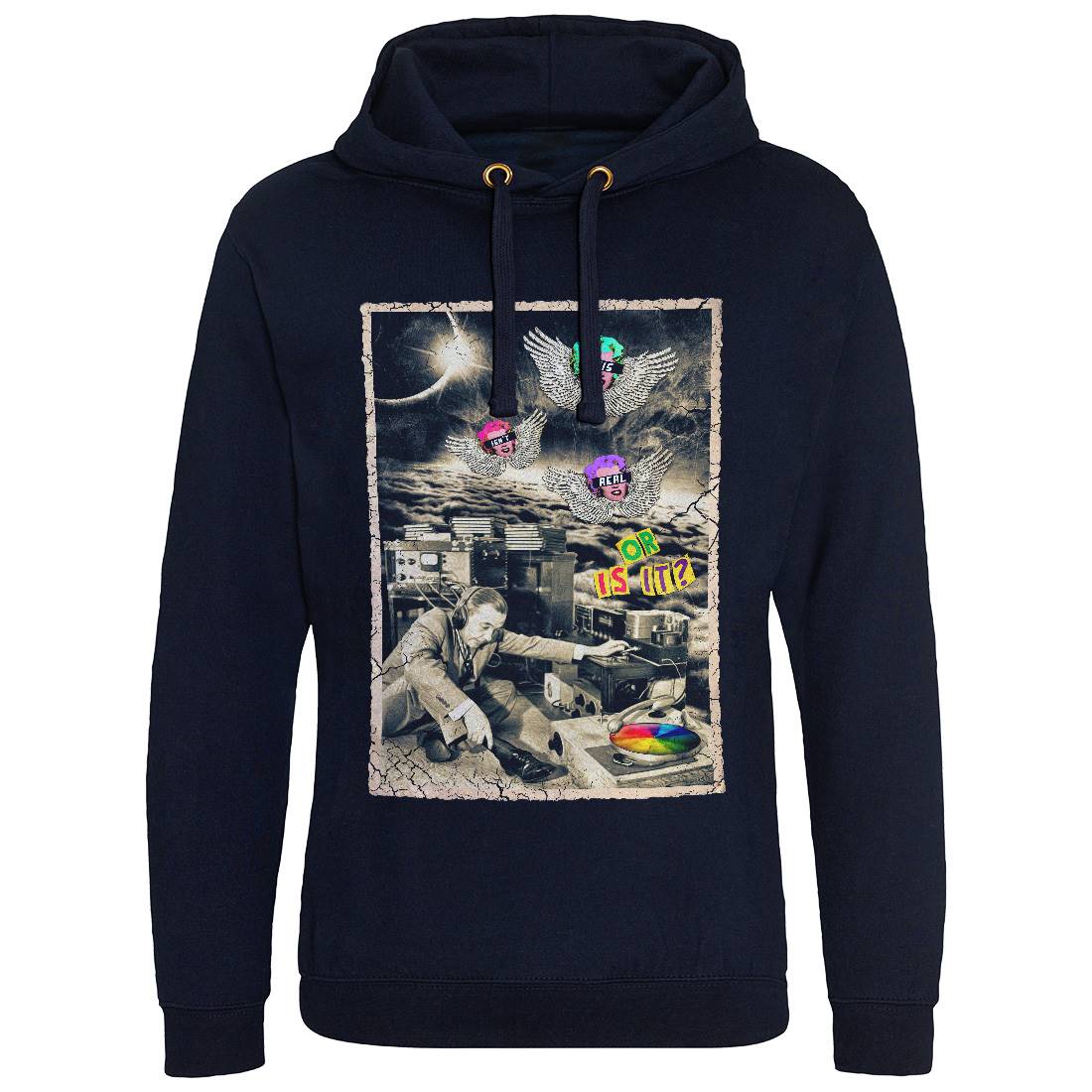 This Isn&#39;t Real Mens Hoodie Without Pocket Space A929