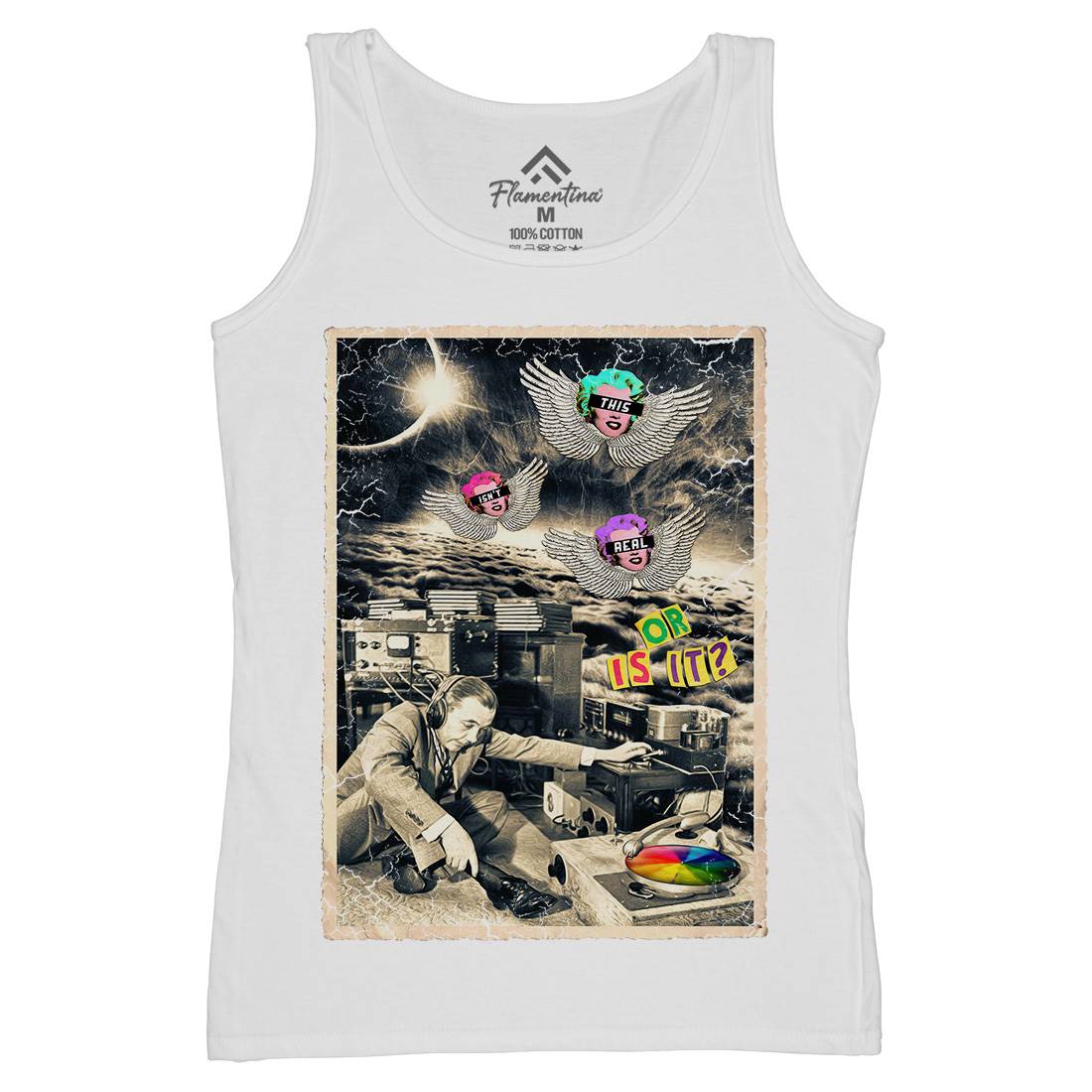 This Isn&#39;t Real Womens Organic Tank Top Vest Space A929