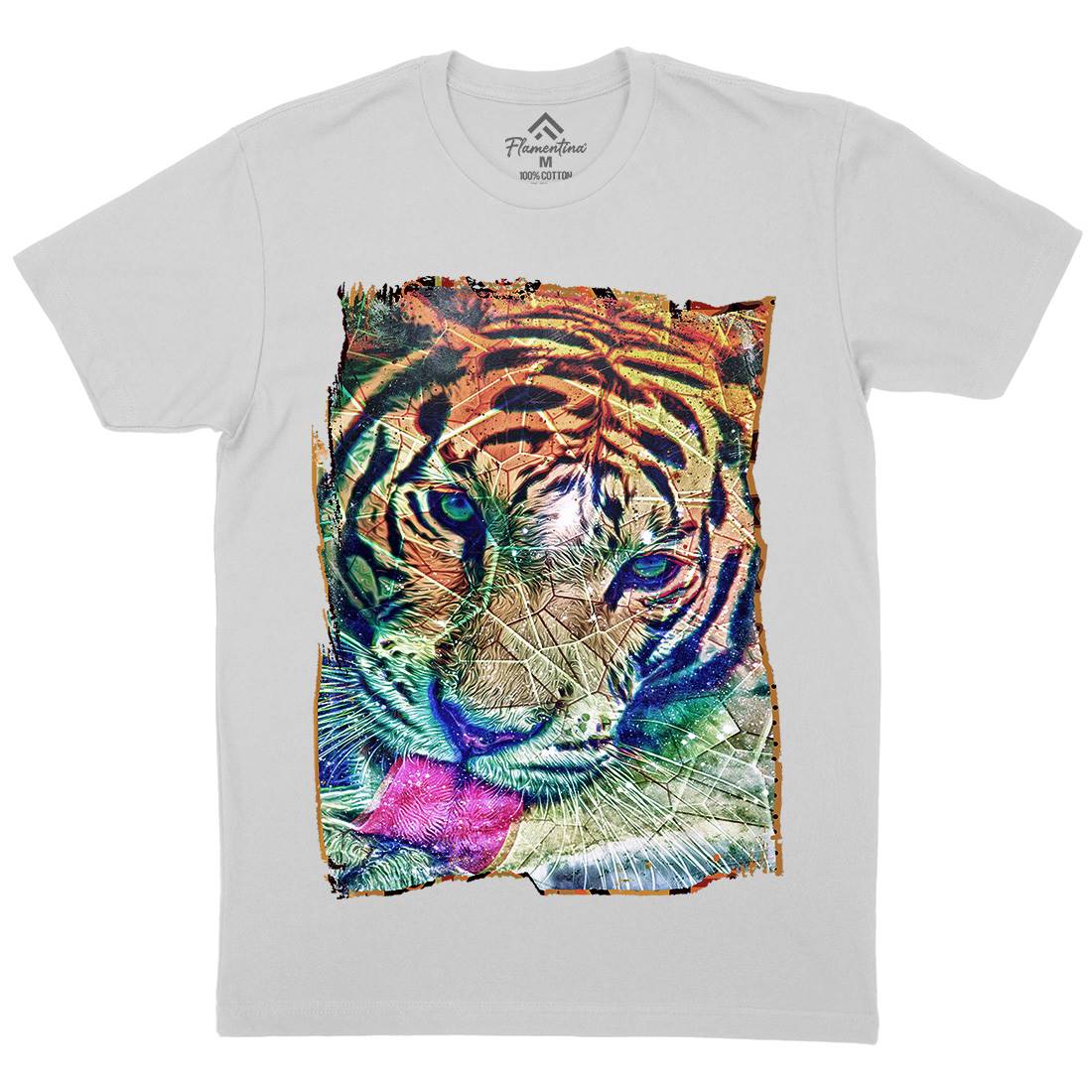 Tiger&#39;s Vibe Mens Crew Neck T-Shirt Art A931