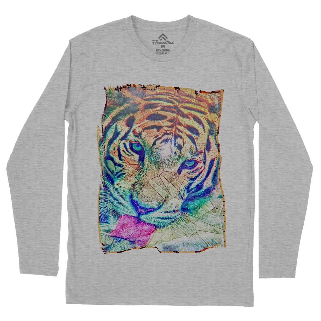 Tiger&#39;s Vibe Mens Long Sleeve T-Shirt Art A931
