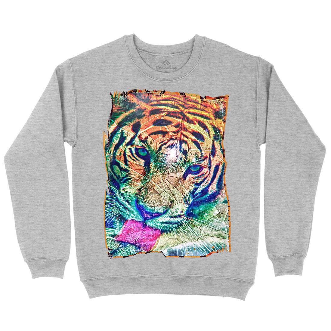 Tiger&#39;s Vibe Mens Crew Neck Sweatshirt Art A931