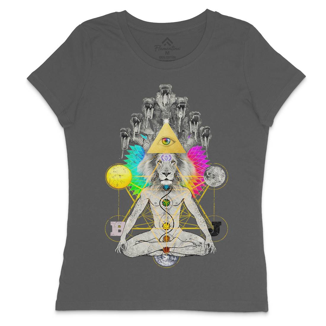 To Soma Heliakon Womens Crew Neck T-Shirt Illuminati A932