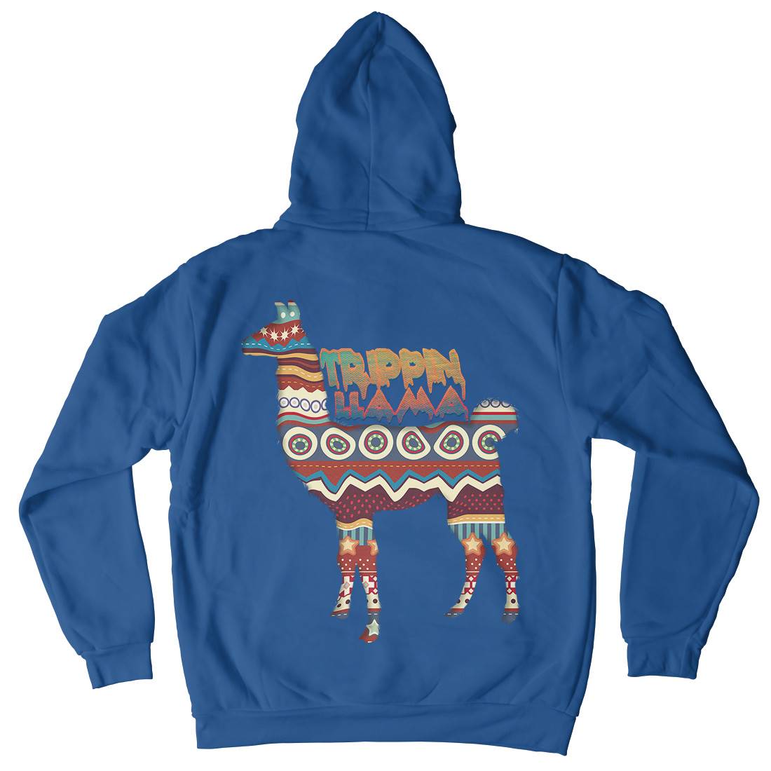 Trippin Llama Mens Hoodie With Pocket Art A935