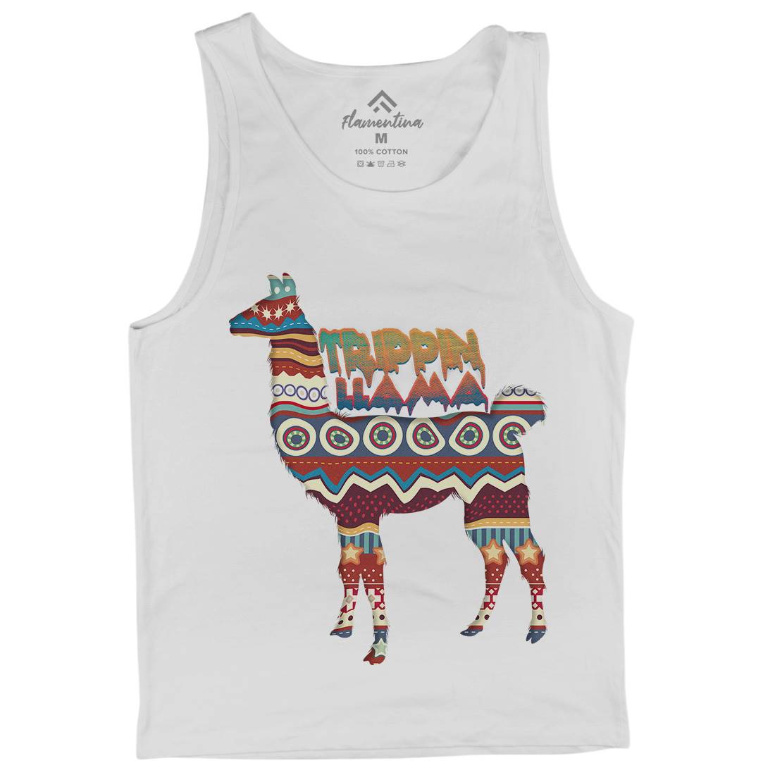 Trippin Llama Mens Tank Top Vest Art A935