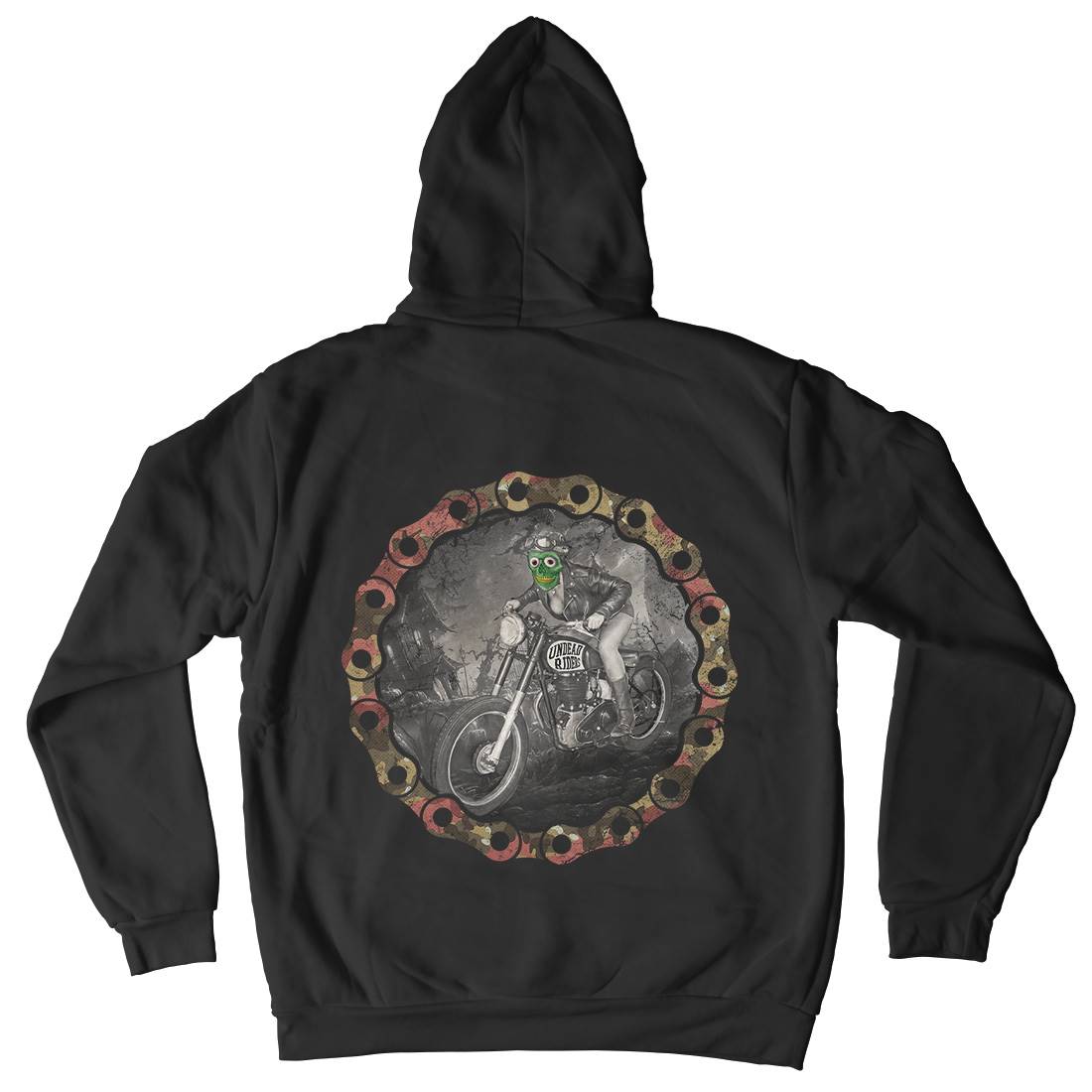 Undead Riders Kids Crew Neck Hoodie Motorcycles A937