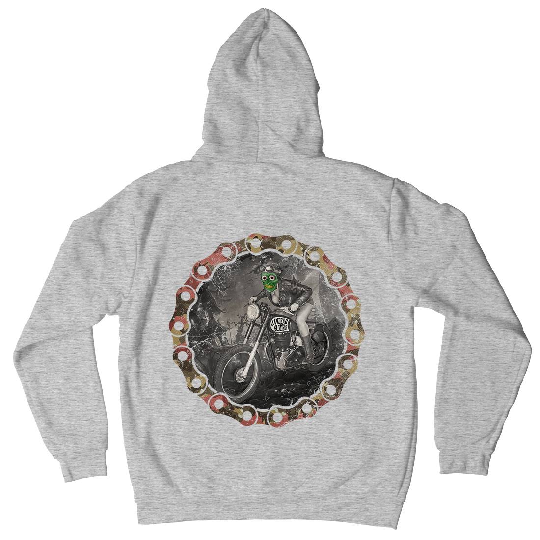 Undead Riders Mens Hoodie With Pocket Motorcycles A937