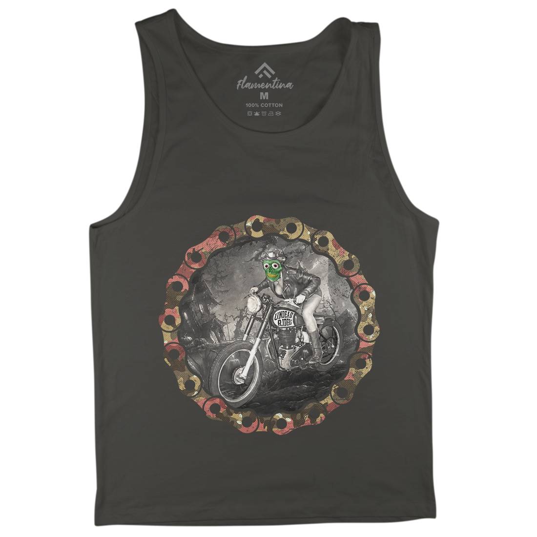 Undead Riders Mens Tank Top Vest Motorcycles A937