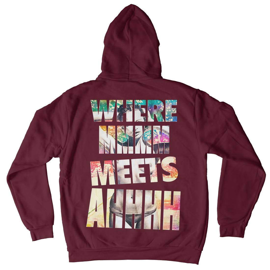 Where Mmm Meets Ahhh Mens Hoodie With Pocket Art A940
