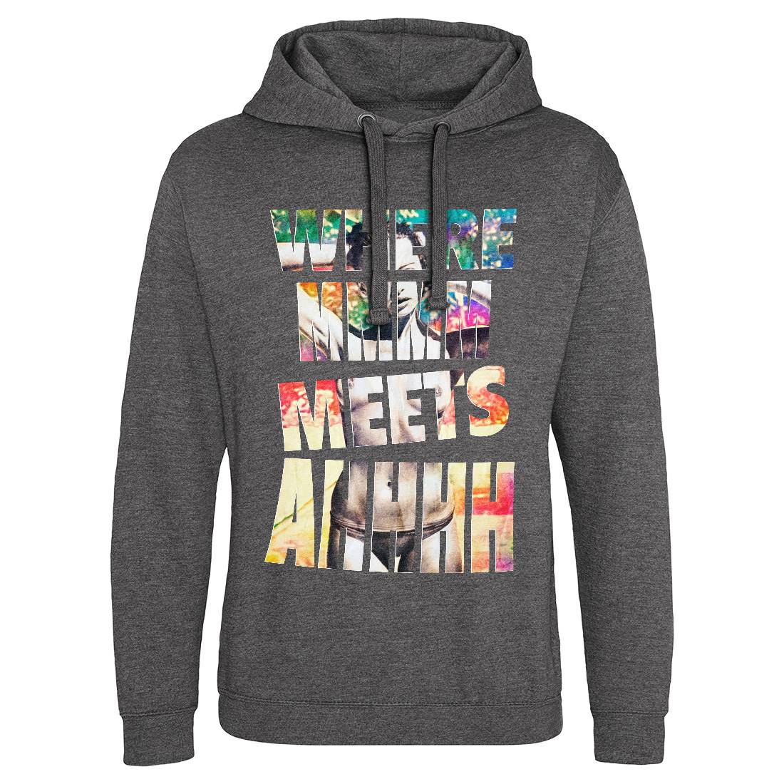 Where Mmm Meets Ahhh Mens Hoodie Without Pocket Art A940